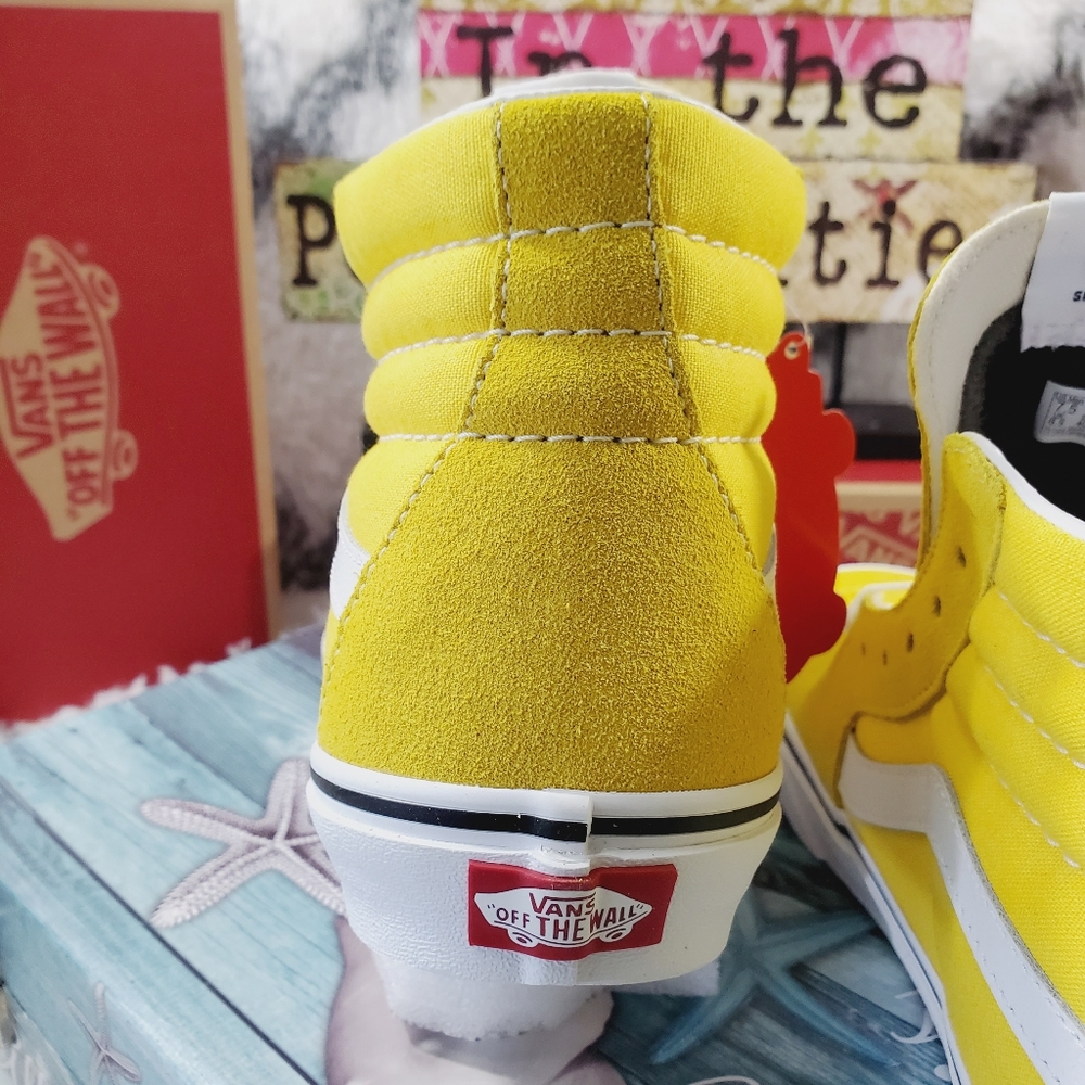 Vans Cyber Yellow Sk8-HI - Picture 6 of 14